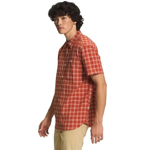 The North Face NWT Loghill Short-Sleeve Shirt Mens Button Down Plaid Print Small - Picture 4 of 5